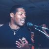 Spinks sings a tune at Graziano's restaurant in Canastota during the 1999 Hall of Fame Weekend 