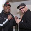 Spinks and Tommy "The Duke" Morrison square off in Canastota in 2010.